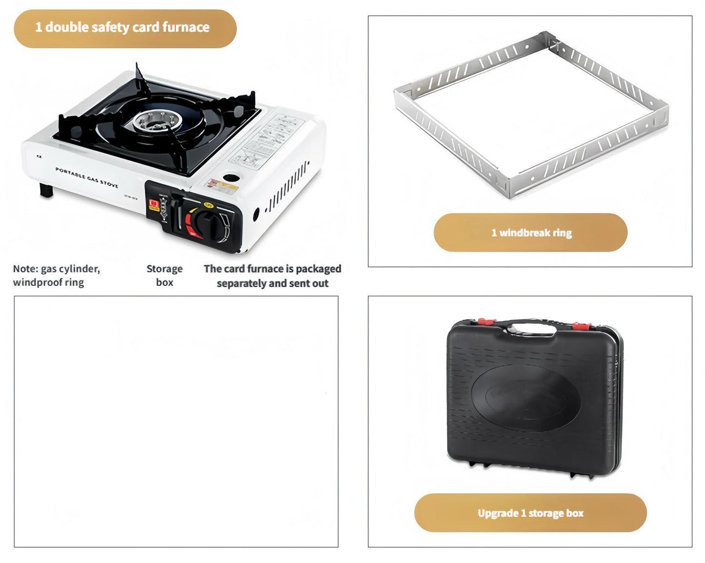 Draagbaar Gasfornuis voor NOOD ™