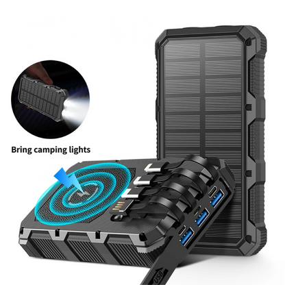 Zonne-energie Powerbank met flashlight voor NOOD™