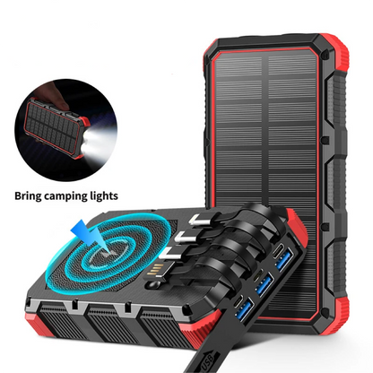 Zonne-energie Powerbank met flashlight voor NOOD™