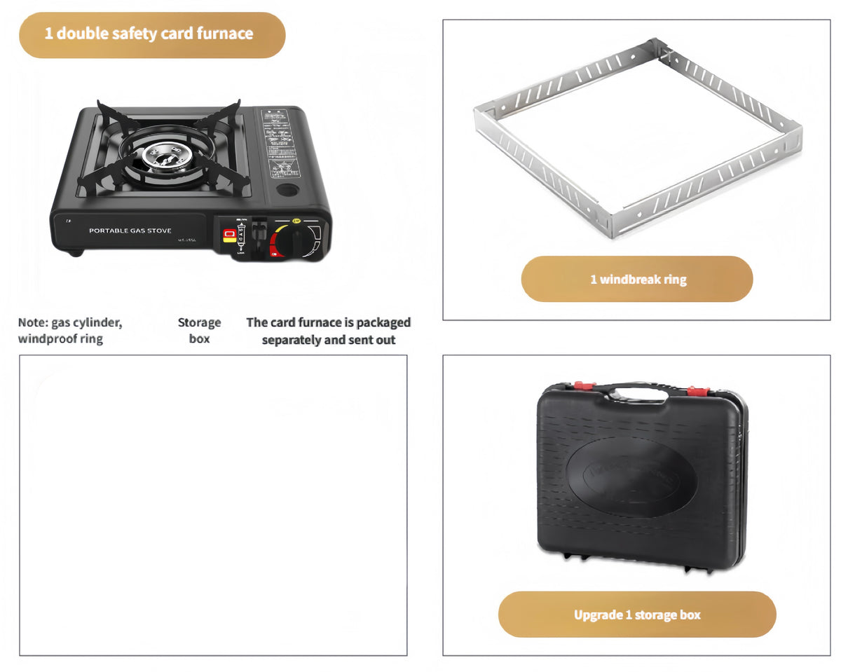 Draagbaar Gasfornuis voor NOOD ™